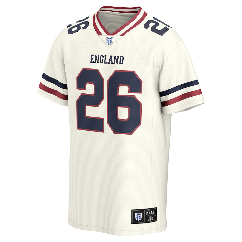 England National Team Fanatics Football Jersey - Cream