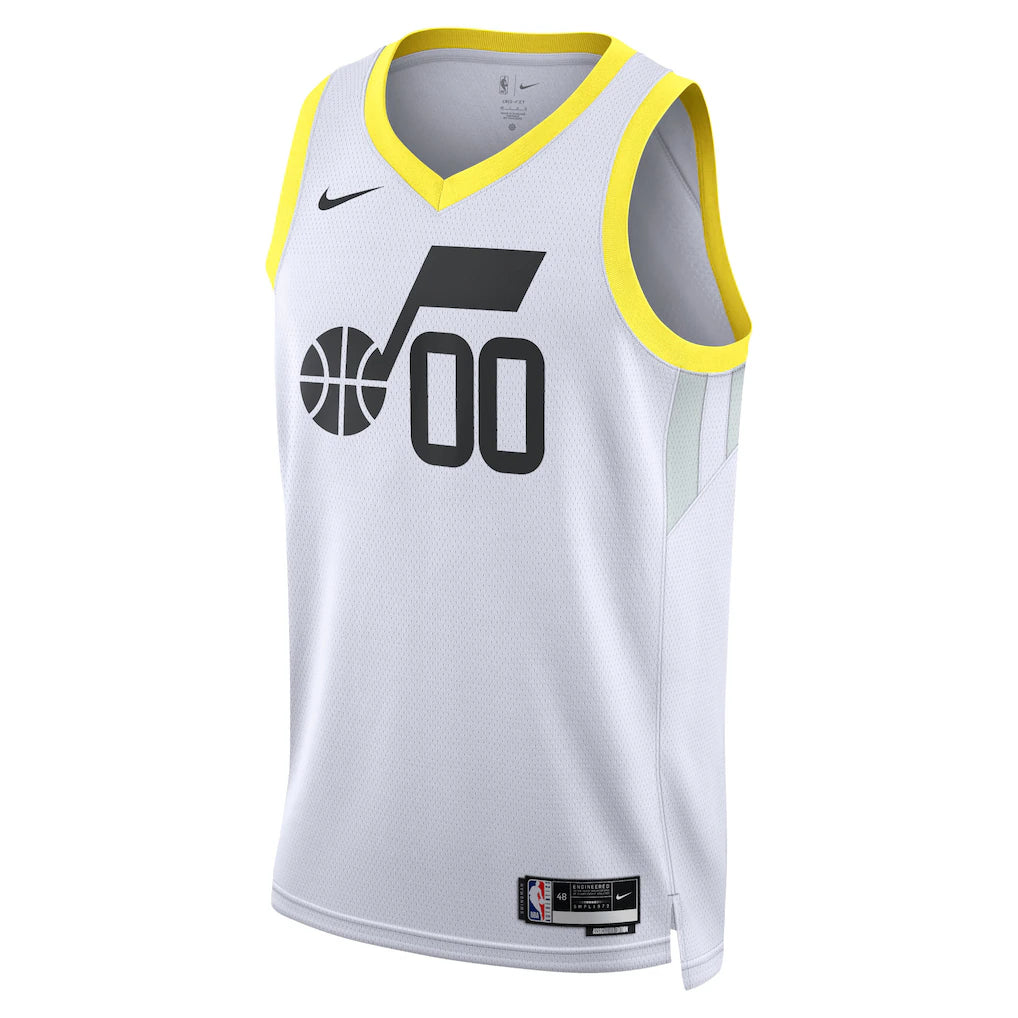Utah Jazz Nike Unisex Swingman Custom Jersey White - Association Edition