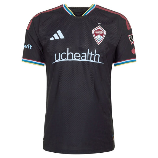Rob Holding Colorado Rapids adidas 2026 Colorful Colorado On-Field Authentic Patch Jersey - Black