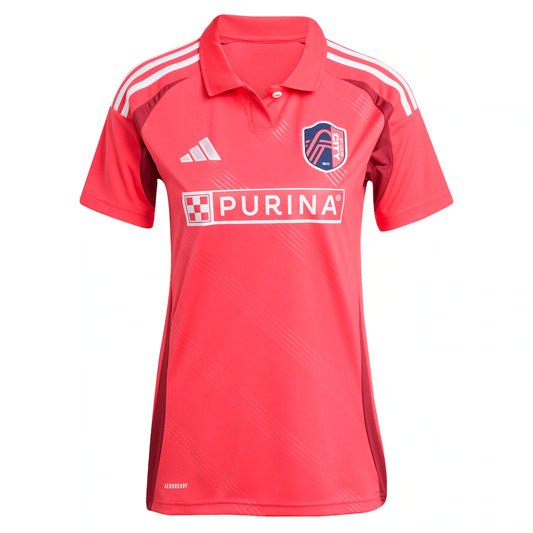 João Klauss St. Louis City SC adidas Women's 2025 Forever CITY Red Replica Player Jersey - Red