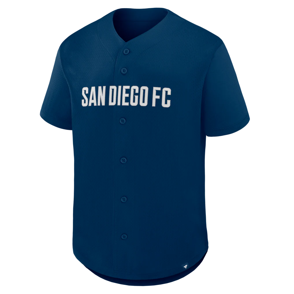 San Diego FC Fanatics Maximum Intensity Button-Up Jersey  - Navy
