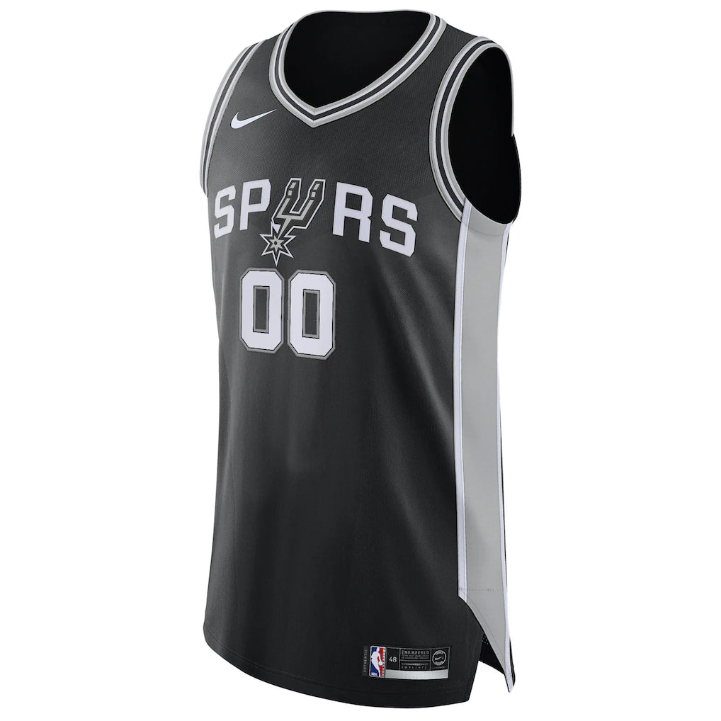 San Antonio Spurs Nike Authentic Custom Jersey Black - Icon Edition