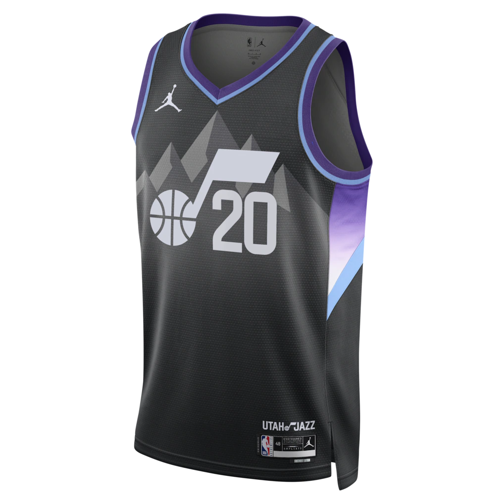 Jaren Jackson Jr. Utah Jazz Jordan Brand Unisex Swingman Jersey - Statement Edition - Black