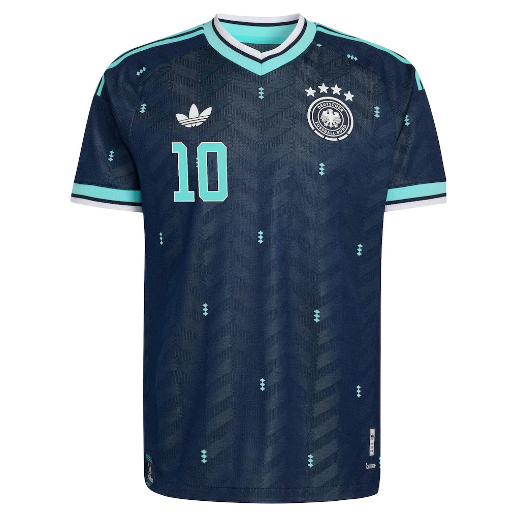 Jamal Musiala Germany National Team adidas 2026 Away On-Field Authentic Jersey - Navy