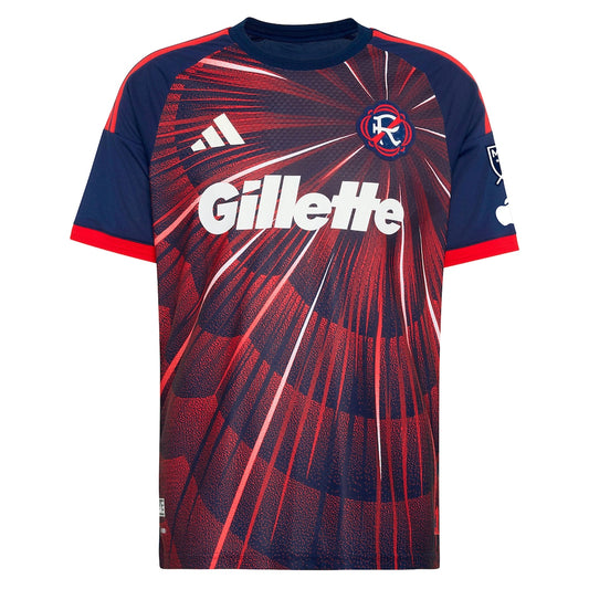 Carles Gil New England Revolution adidas 2026 Independence Day On-Field Authentic Patch Jersey - Blue