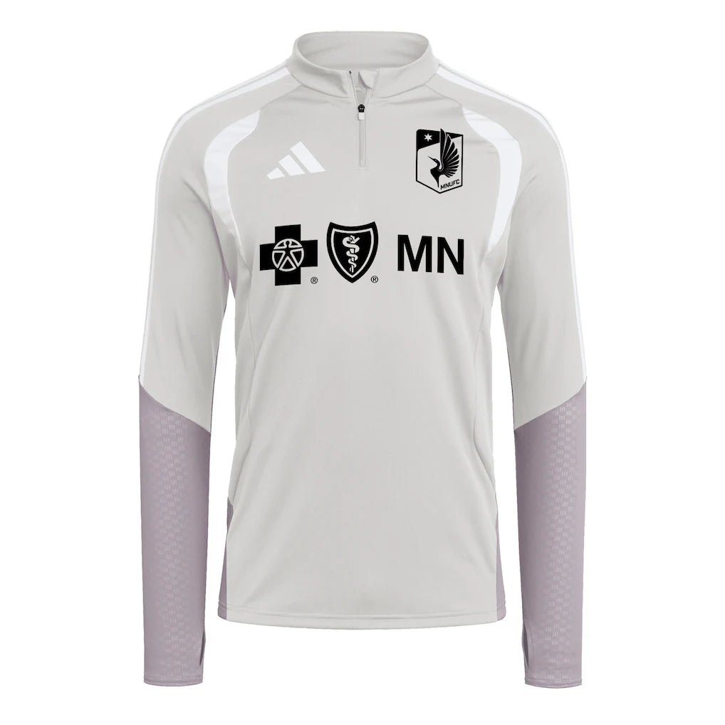 Minnesota United FC adidas 2026 Tiro Competition Quarter-Zip Training Top - Silver
