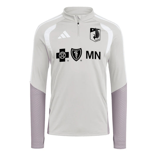 Minnesota United FC adidas 2026 Tiro Competition Quarter-Zip Training Top - Silver