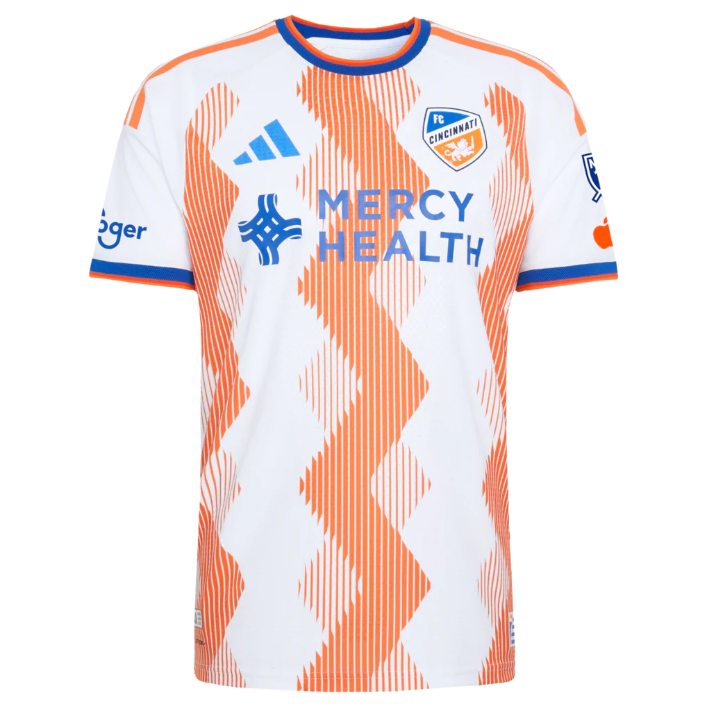 Miles Robinson FC Cincinnati adidas 2026 The Seven Hills Kit On-Field Authentic Patch Jersey - White