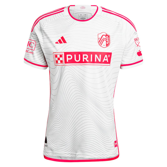 João Klauss St. Louis City SC adidas 2024 The Confluence Kit Authentic Player Jersey - White