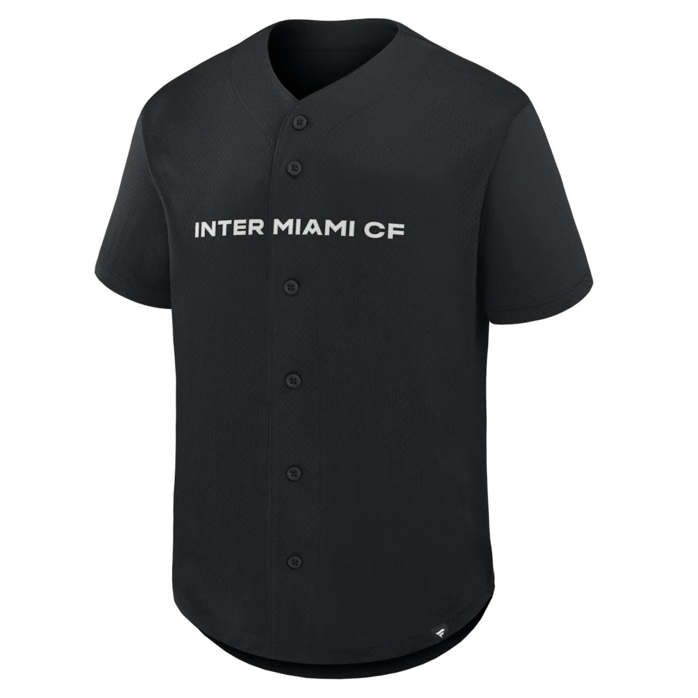 Inter Miami CF Fanatics Maximum Intensity Button-Up Jersey  - Black