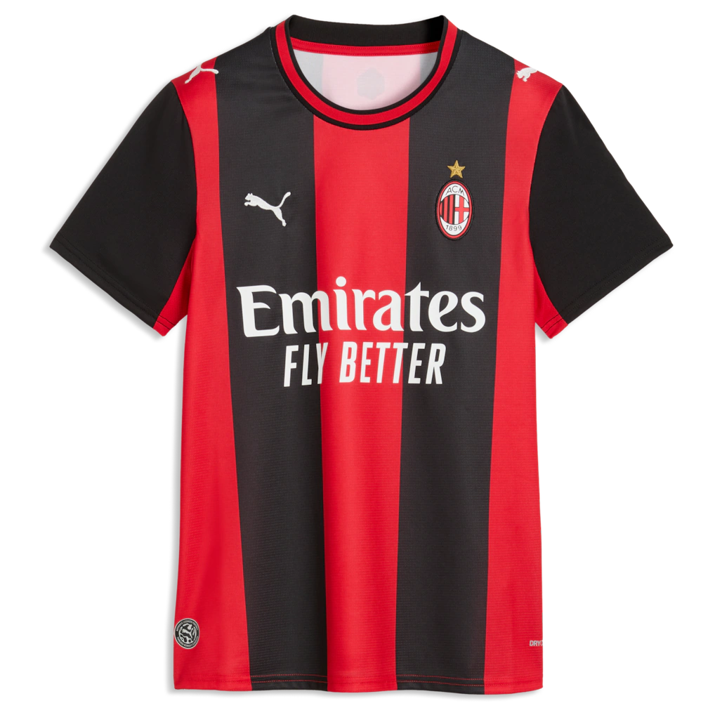 AC Milan Puma Women's 2026/27 Home Replica Jersey - Black/Red