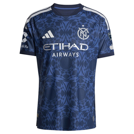 New York City FC adidas 2026 The All Nations Kit On-Field Authentic Patch Custom Jersey - Blue