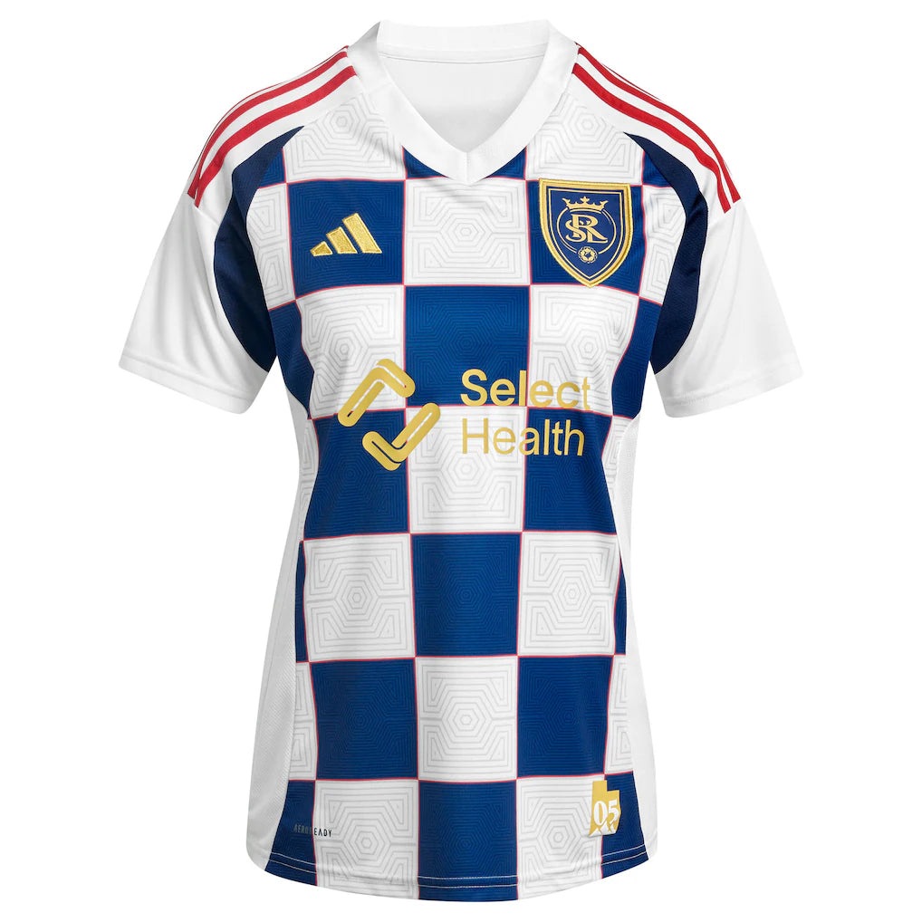 Dominik Marczuk Real Salt Lake adidas Women's 2025 Grid City Replica Player Jersey - White