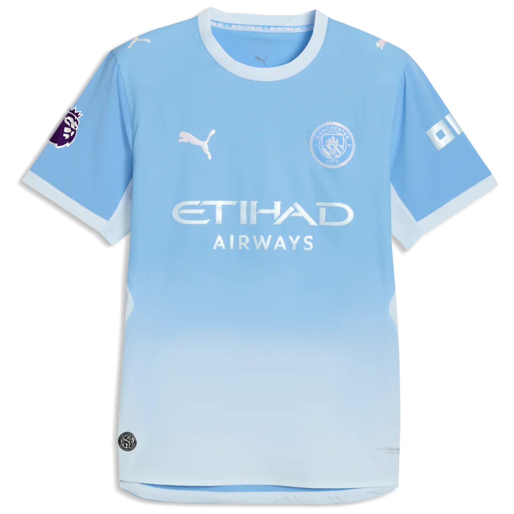 Manchester City Puma 2026/27 Home On-Field Authentic Custom Jersey - Light Blue