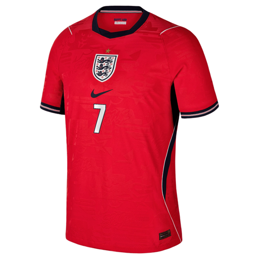 Bukayo Saka England National Team Nike 2026 Away Match Authentic Jersey - Red