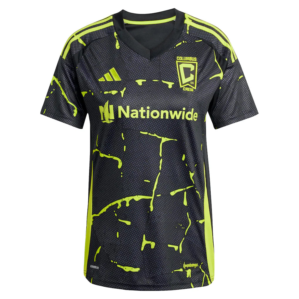 Sean Zawadzki Columbus Crew adidas Women's 2025 The Goosebumps Kit Replica Player Jersey - Black