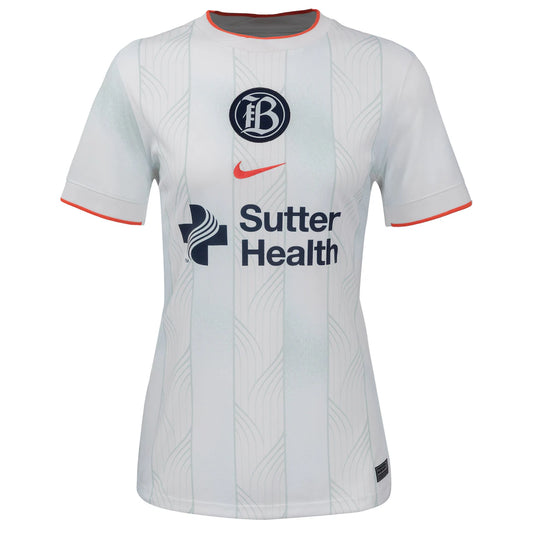 Bay FC Nike Women's 2025 Secondary Stadium Replica Jersey - White