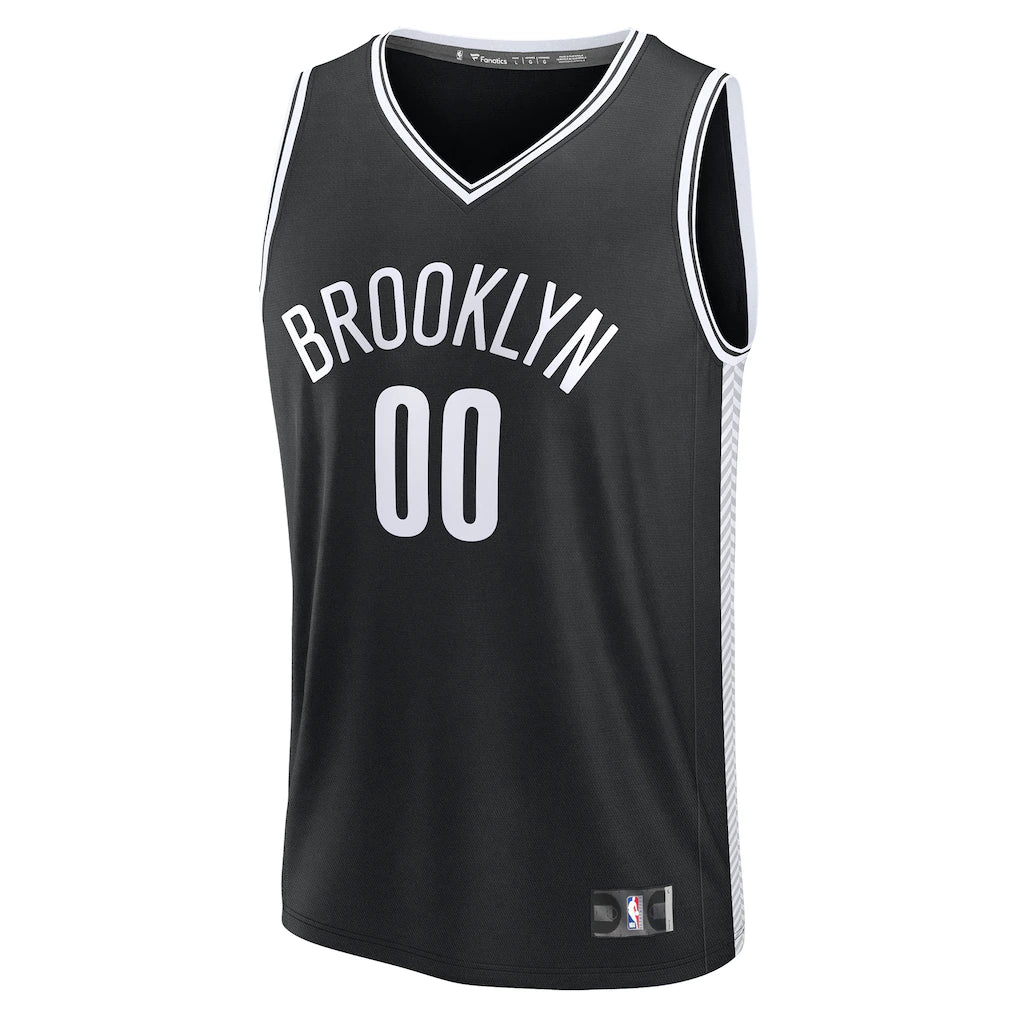 Brooklyn Nets Fanatics Fast Break Custom Jersey - Icon Edition - Black