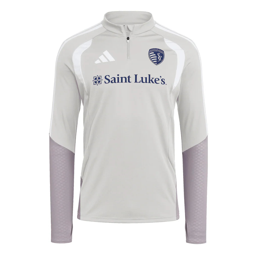 Sporting Kansas City adidas 2026 Tiro Competition Quarter-Zip Training Top - Silver
