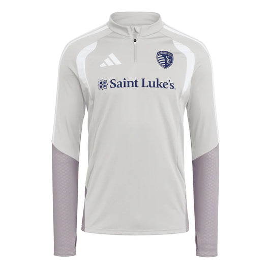 Sporting Kansas City adidas 2026 Tiro Competition Quarter-Zip Training Top - Silver