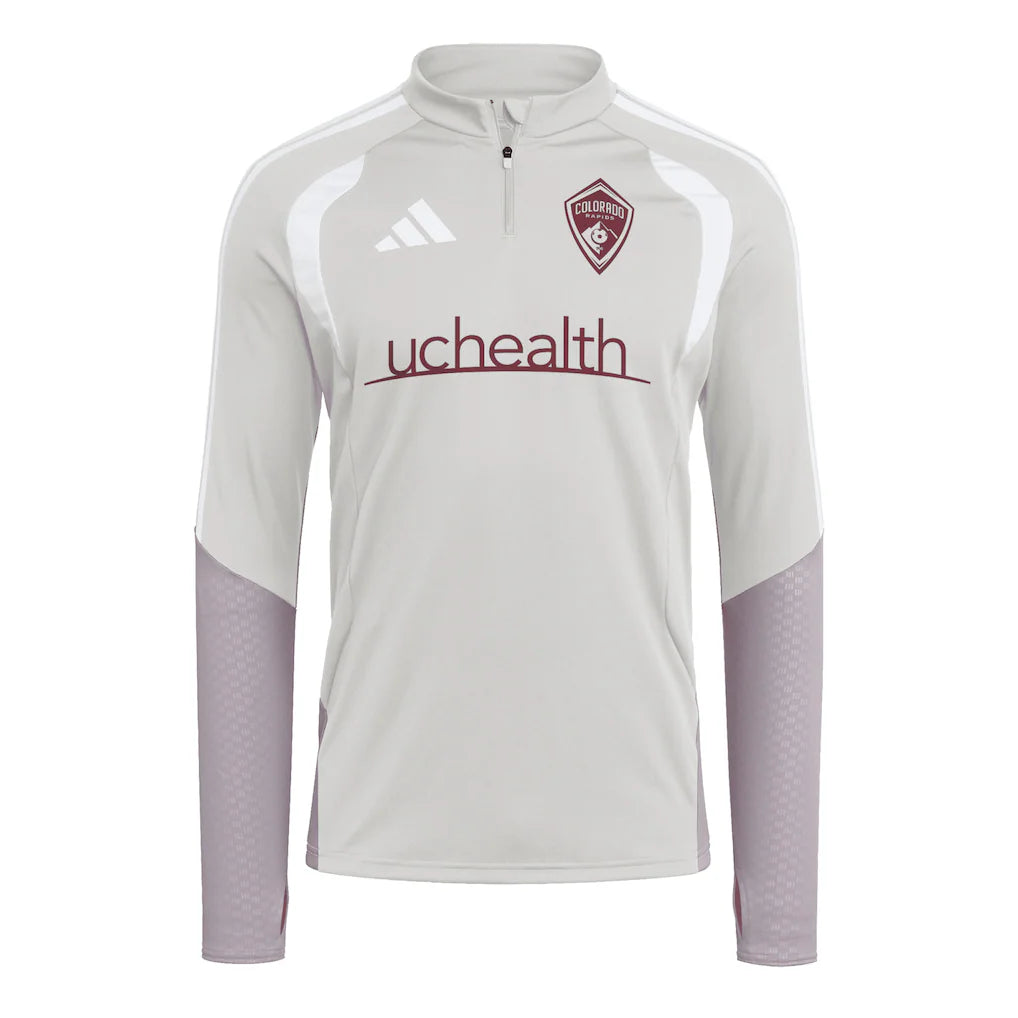 Colorado Rapids adidas 2026 Tiro Competition Quarter-Zip Training Top - Silver