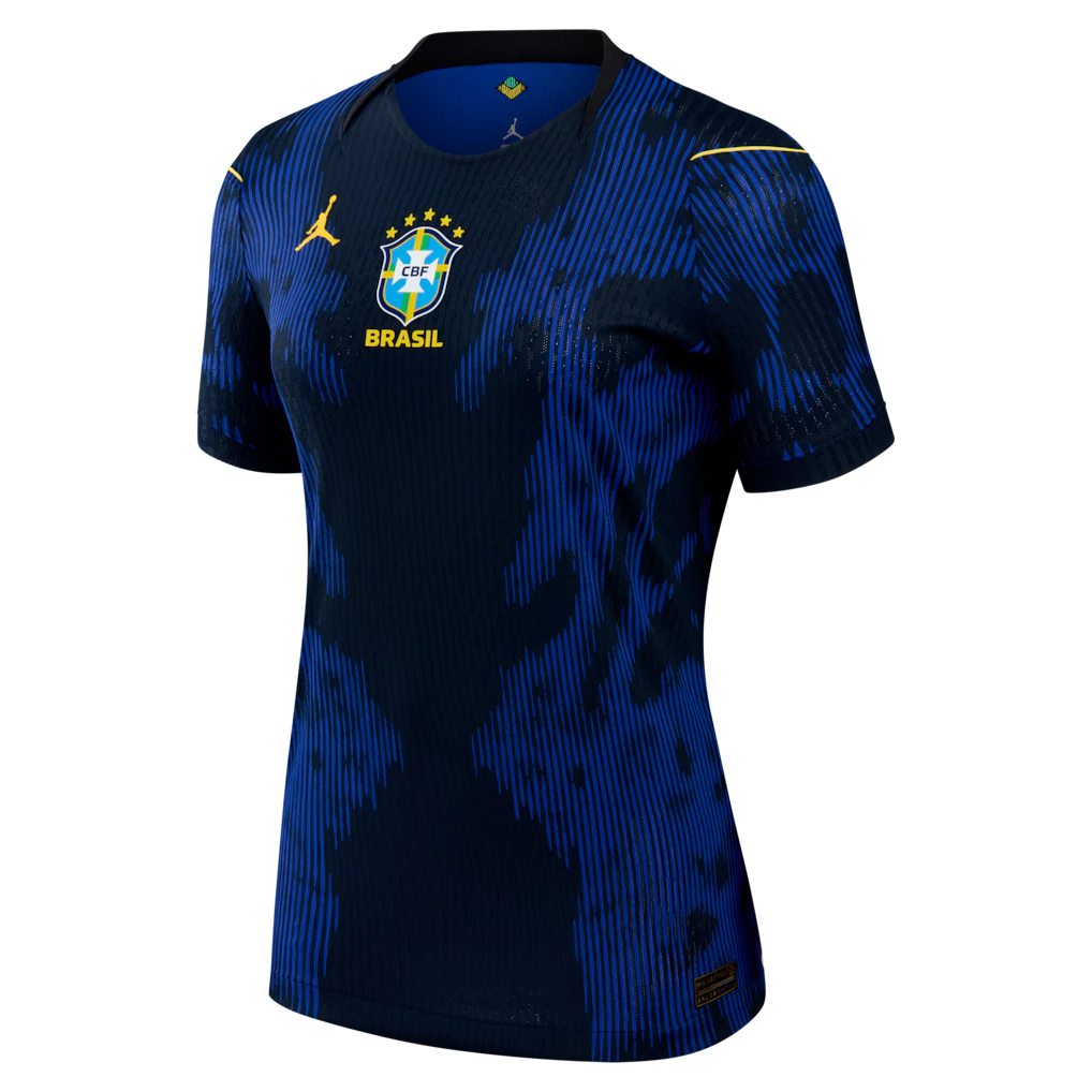 Brazil National Team Jordan Brand Women's 2026 Away Match Authentic Jersey - Blue