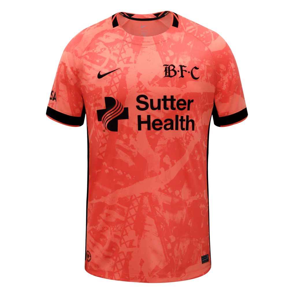 Bay FC Nike 2026 Third Stadium Replica Jersey - Red
