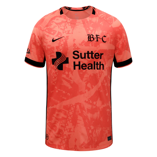 Bay FC Nike 2026 Third Stadium Replica Jersey - Red