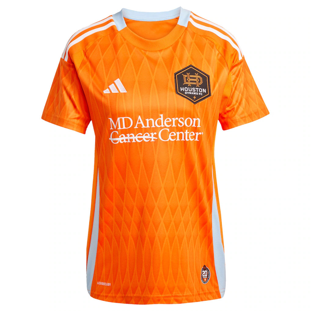 Amine Bassi Houston Dynamo FC adidas Women's 2025 Season 20 Replica Player Jersey - Orange