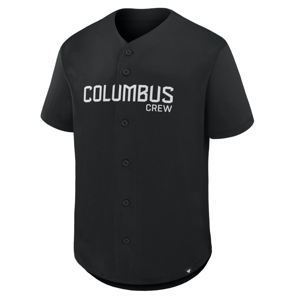 Columbus Crew Fanatics Maximum Intensity Button-Up Jersey  - Black
