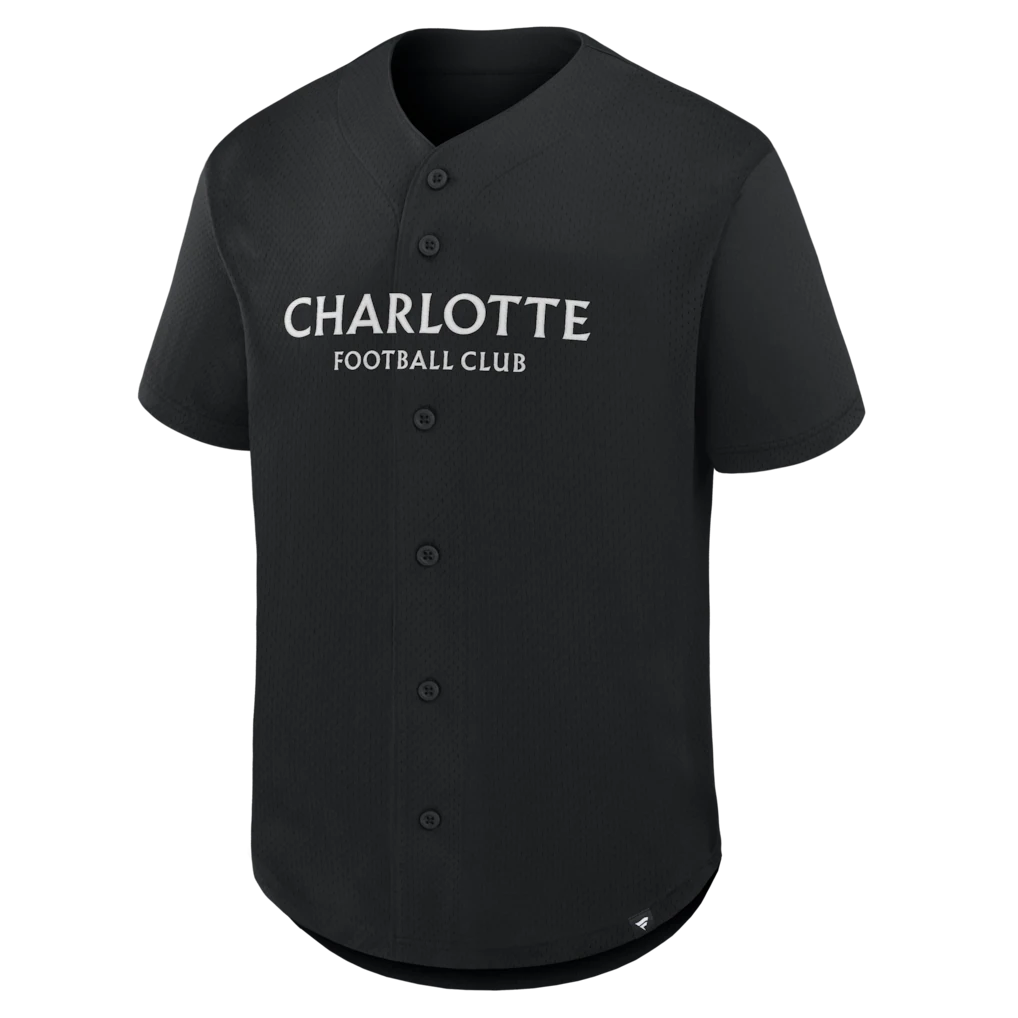 Charlotte FC Fanatics Maximum Intensity Button-Up Jersey  - Black