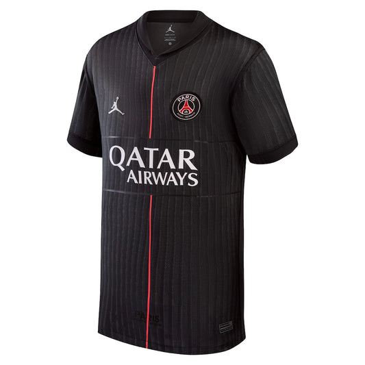 Paris Saint-Germain Jordan Brand Youth 2025/26 Fourth Replica Jersey - Black