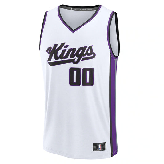 Sacramento Kings Fanatics Fast Break Custom Jersey - Association Edition - White