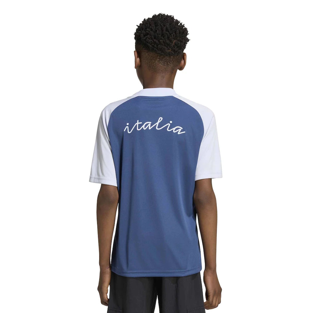 Italy National Team adidas Youth 2026 Pre-Match Top - Blue
