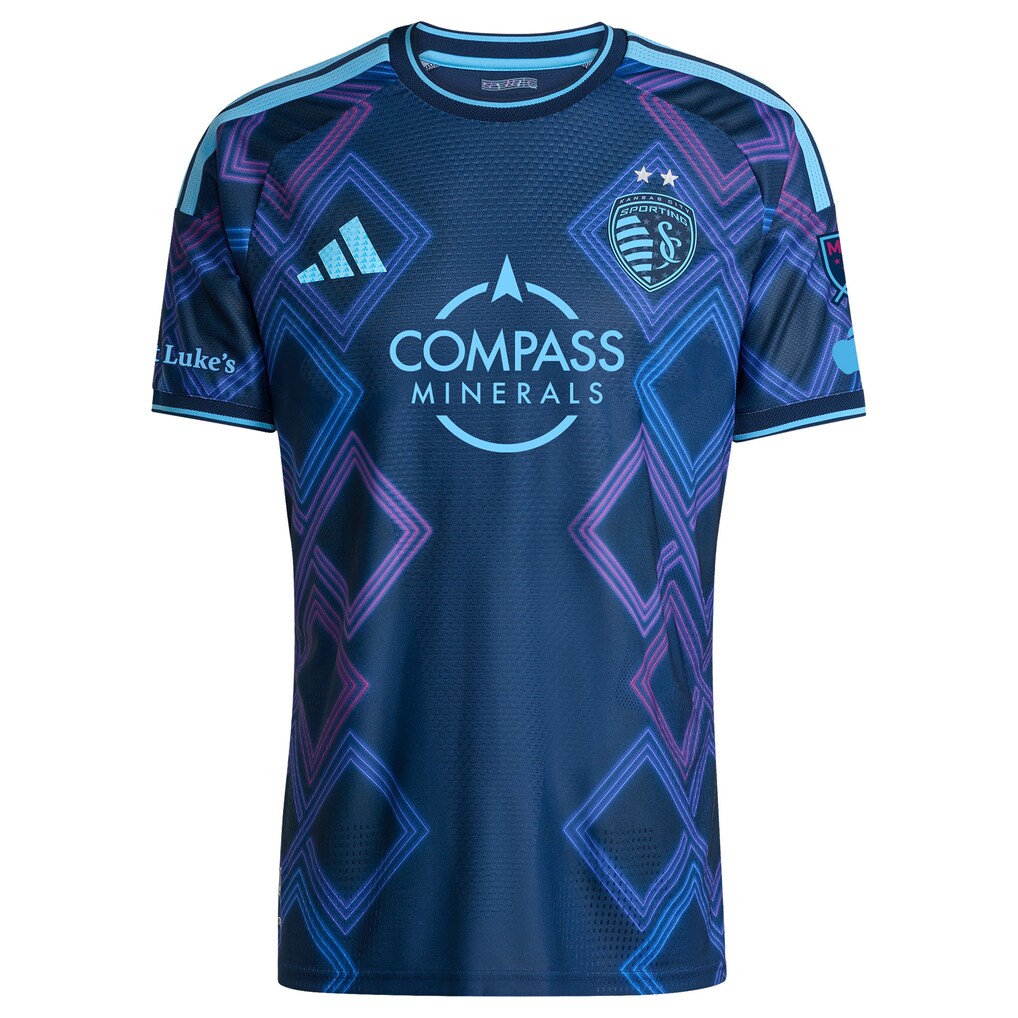 Manu García Sporting Kansas City adidas 2026 The 18th & Vine Kit On-Field Authentic Patch Jersey - Blue