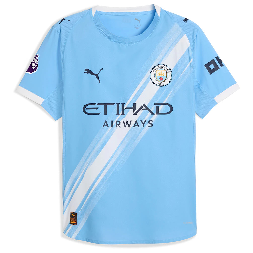 Phil Foden Manchester City Puma 2025/26 Home Authentic Player Jersey - Sky Blue