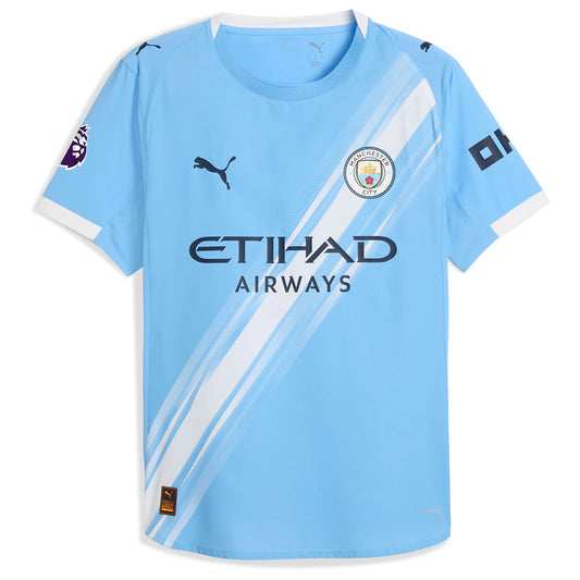 Phil Foden Manchester City Puma 2025/26 Home Authentic Player Jersey - Sky Blue