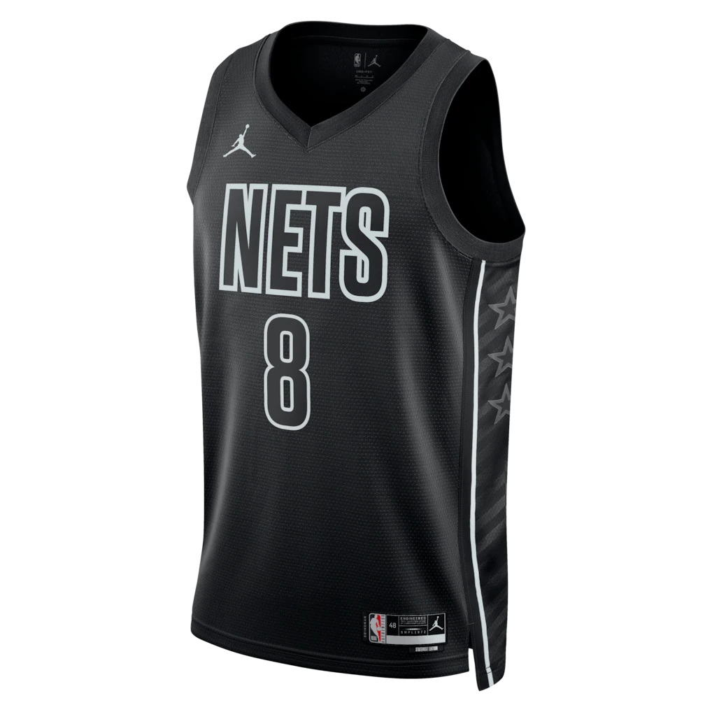 Egor Dëmin Brooklyn Nets Jordan Brand Unisex  Swingman Jersey - Statement Edition - Black