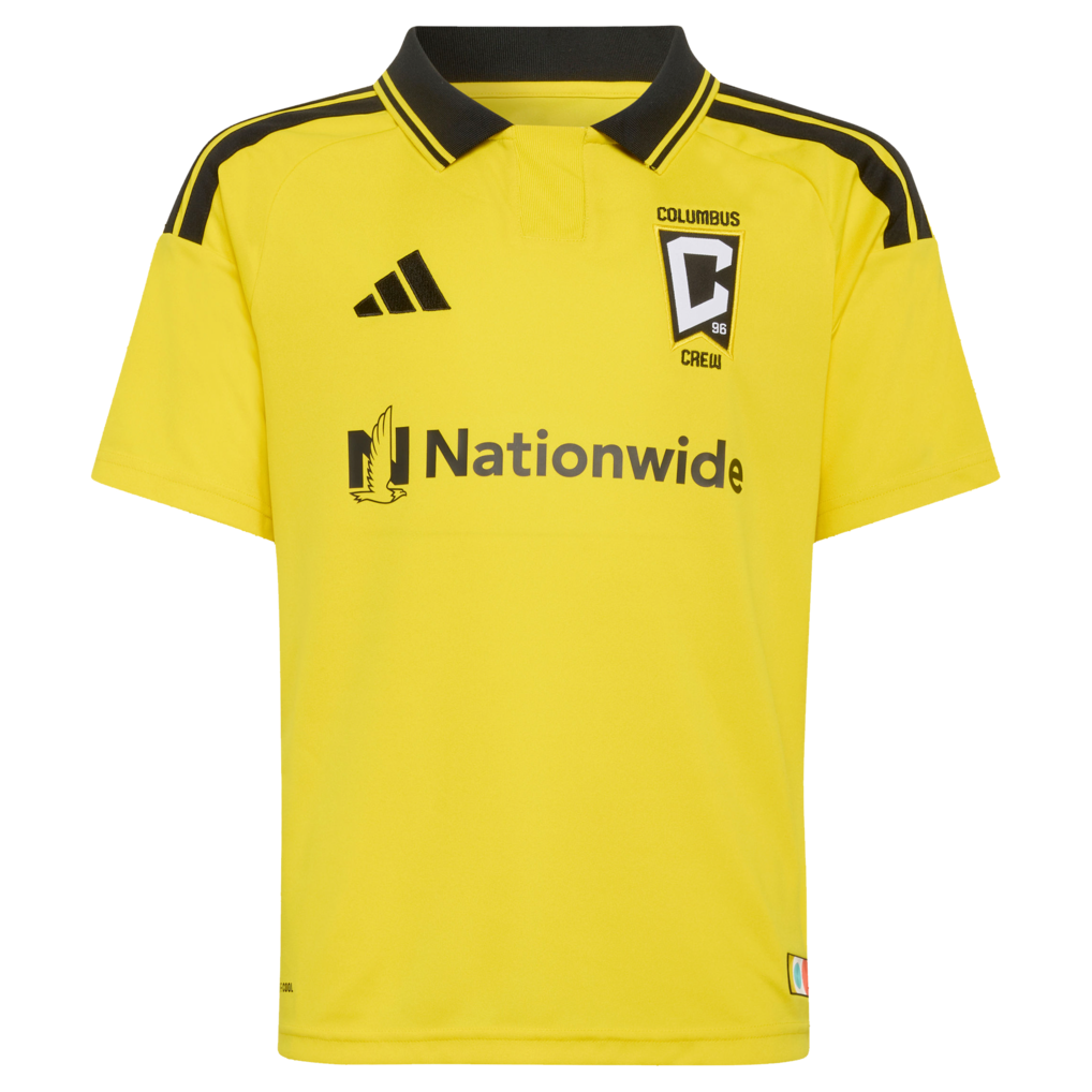 Maximilian Arfsten Columbus Crew adidas Youth 2026 The Crafted for Excellence Kit Replica Jersey - Yellow