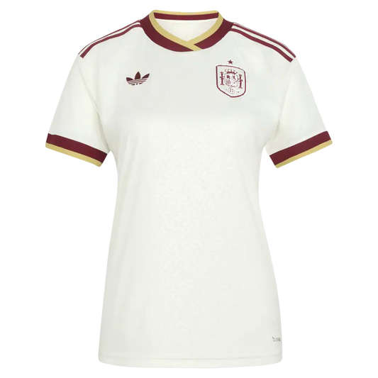 Spain National Team adidas Women's 2026 Away Replica Jersey - White