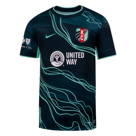 Kansas City Current Nike Youth 2026 Third Stadium Replica Jersey - Navy