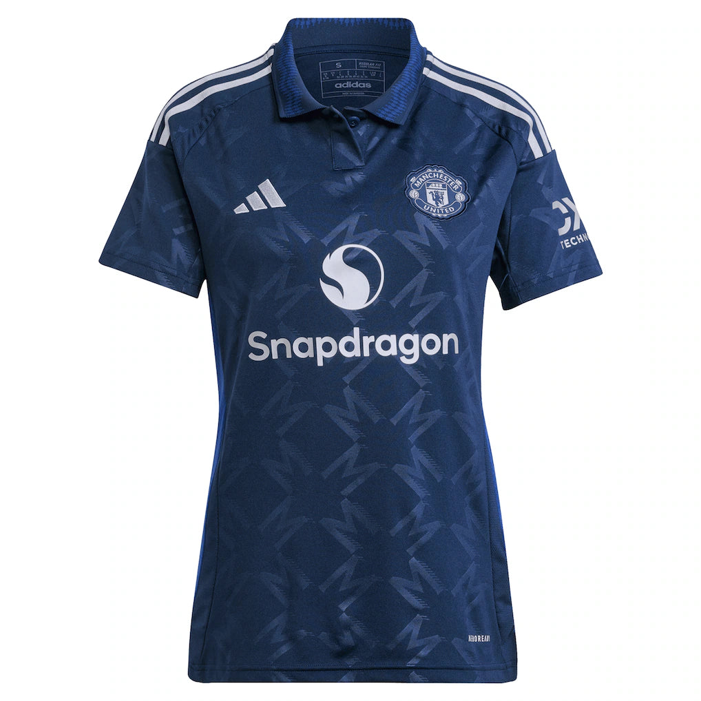 Alejandro Garnacho Manchester United adidas Women's 2024/25 Away Replica Player Jersey - Navy