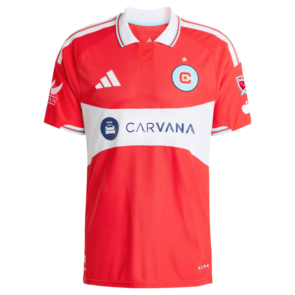 Philip Zinckernagel Chicago Fire adidas 2026 Forever Red On-Field Authentic Patch Jersey - Red