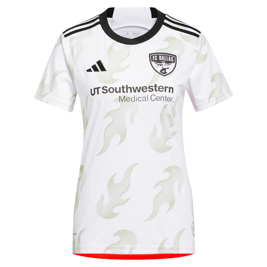 FC Dallas adidas Women's 2023 Burn Baby Burn Replica Custom Jersey - White