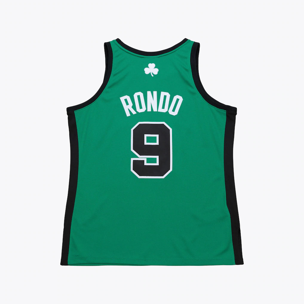 Rajon Rondo Boston Celtics Mitchell & Ness 2007-08 Hardwood Classics Authentic Jersey - Kelly Green