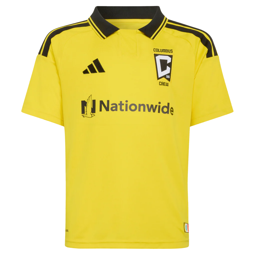 Diego Rossi Columbus Crew adidas Youth 2026 The Crafted for Excellence Kit Replica Jersey - Yellow