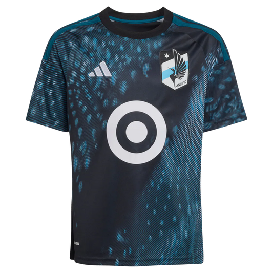 Nectarios Triantis Minnesota United FC adidas Youth 2026 The Decade Kit Replica Jersey - Black
