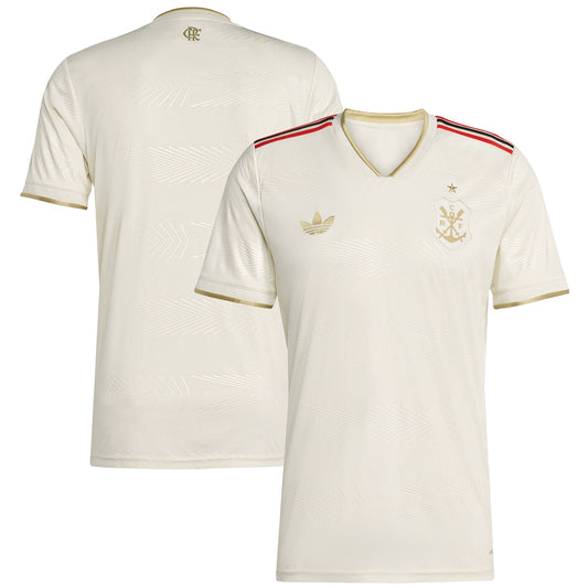 CR Flamengo adidas 2025/26 Third Replica Jersey - Tan