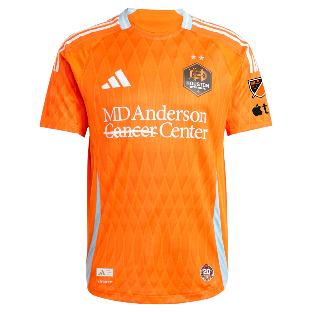 Jack McGlynn Houston Dynamo FC adidas 2025 Season 20 On-Field Authentic Jersey - Orange