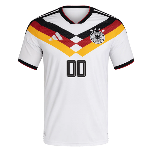 Germany National Team adidas 2026 Home On-Field Authentic Custom Jersey - White